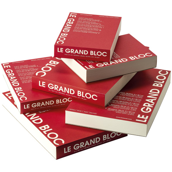 Le grand bloc Skitseblok