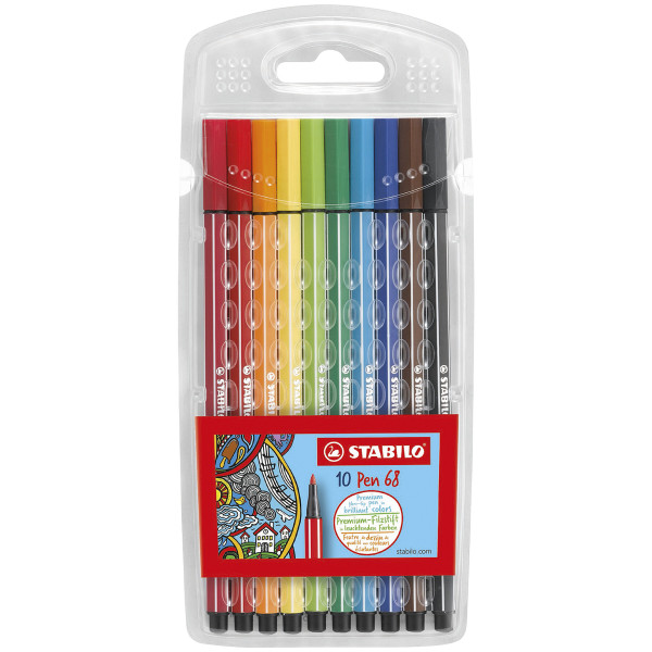 Stabilo® Pen 68 filtpen-sæt